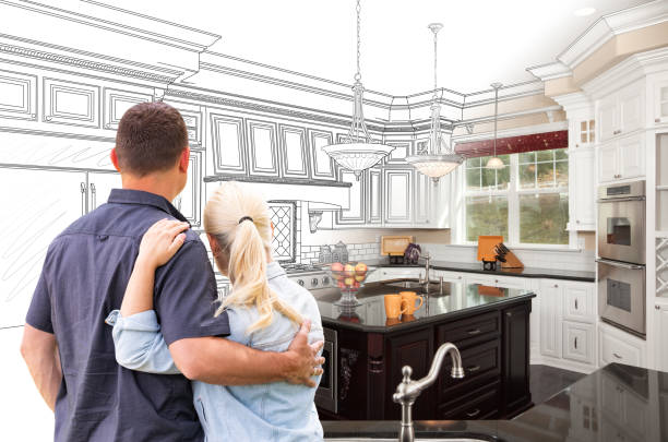 Professional Cabinet Installation technician working in Thorofare, NJ